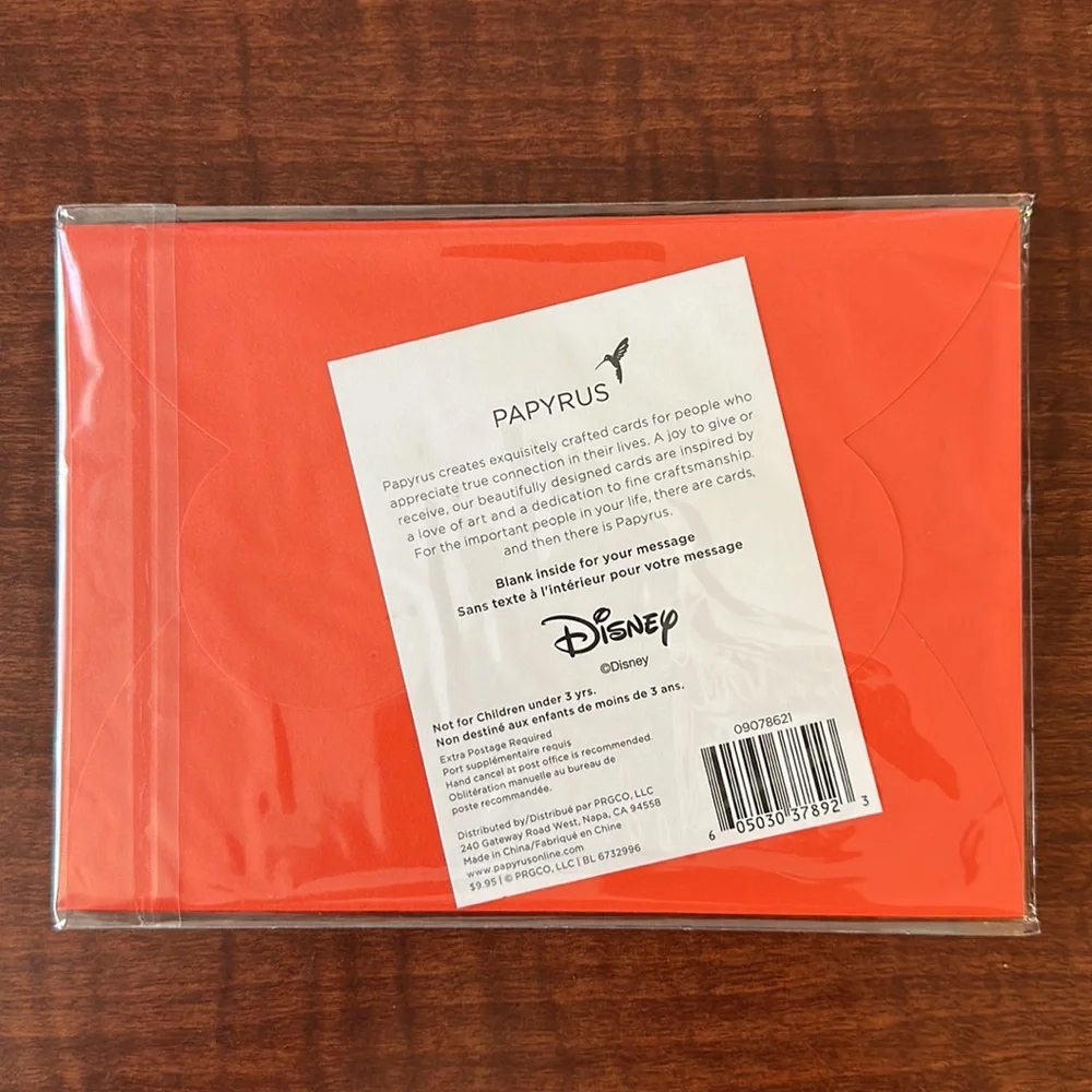 Papyrus Disney Mickey Mouse & Minnie Mouse Greeting Card Bundle